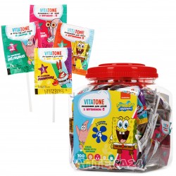 Витатон (VitaTone) леденцы по 6 г с витамином С для детей, 100 шт.