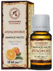 Масло эфирное апельсиновое, 10 мл - Ароматика