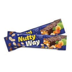 Батончик-мюсли Nutty Way TM "VALE" 40 г ореховый с фруктами глазированный