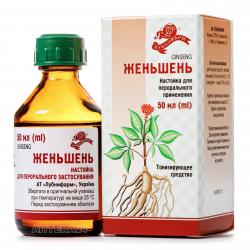 Женьшеня настойка 50 мл Лубныфарм