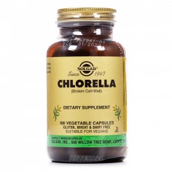 Солгар Хлорелла капсули по 520 мг, 100 шт.