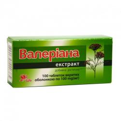 Валериана экстракт 100 мг N100 таблетки