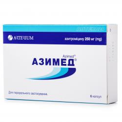 Азимед капсулы 250 мг №6