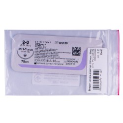 Викрил (Vicryl) 2/0, длина 75 см, кол. игла 31 мм, W9136