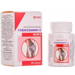 Глюкозамин С-БХФЗ диетическая добавка, капсулы, 60 шт.