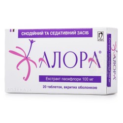 Алора таблетки успокоительные по 100 мг, 20 шт.