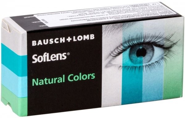 Soflens Natural Colors контактные линзы цвет Indigo 8.7 -03.00, 2 шт.