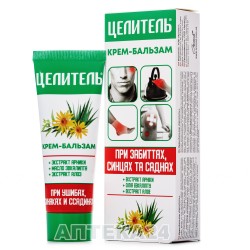 Целитель крем-бальзам при ушибах, ссадинах, ожогах, отеках и воспалениях, 70 г