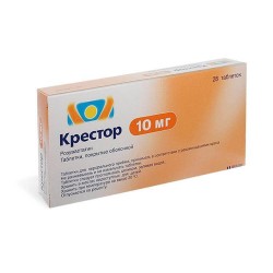Крестор таблетки по 10 мг, 28 шт.