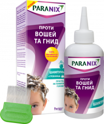 Параникс шампунь для лечения педикулеза с гребешком, 200 мл, 2 шт.