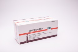 Меропенем-Виста порошок для приготовления раствора по 500 мг, 10 шт.