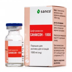 Санаксон-1000 порошок для раствора для инъекций по 1000 мг, 1 шт.