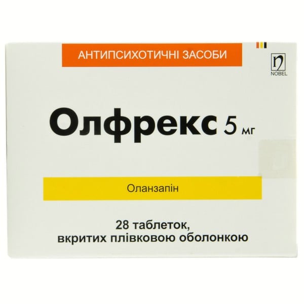 Олфрекс таблетки по 5 мг, 28 шт.