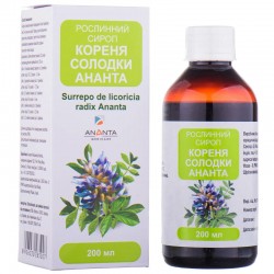 Сироп корня солодки Ананта от кашля, 200 мл