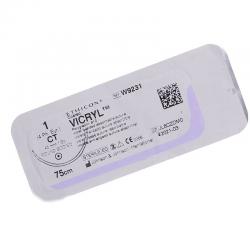 Викрил 1 40мм W9231 75см