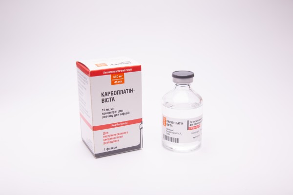 Карбоплатин-Виста концентрат для раствора по 10 мг/мл, 45 мл