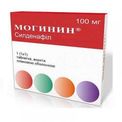 Могинин таблетки для потенции по 100 мг, 1 шт.