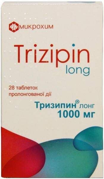 Тризипин Лонг 1000 мг №28 таблетки