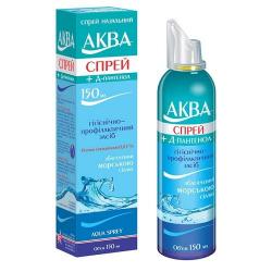 Аква Спрей + Д-Пантенол 0.65% 150 мл спрей назальный