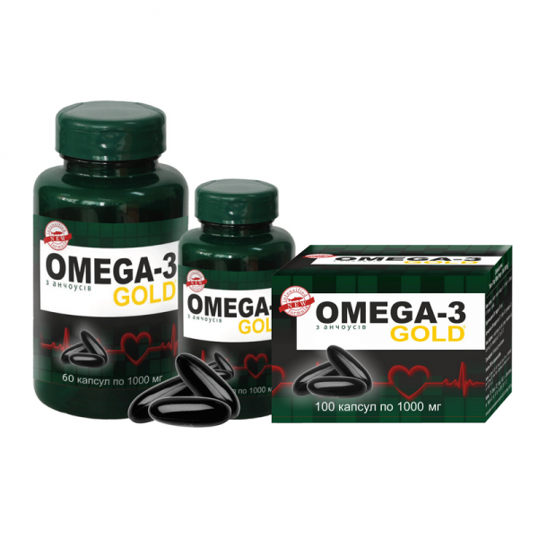 Омега-3 Голд капсулы 1000 мг №30