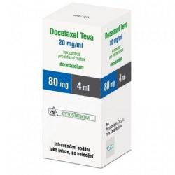 Доцетаксел-Тева 80 мг 4 мл №1 концентрат