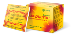 Кверцетин гранулы, 0,04 г/1 г, по 2 г в пакетах, 20 шт.