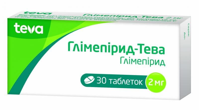 Глимепирид Тева таблетки по 2 мг, 30 шт.: инструкция, цена, отзывы .