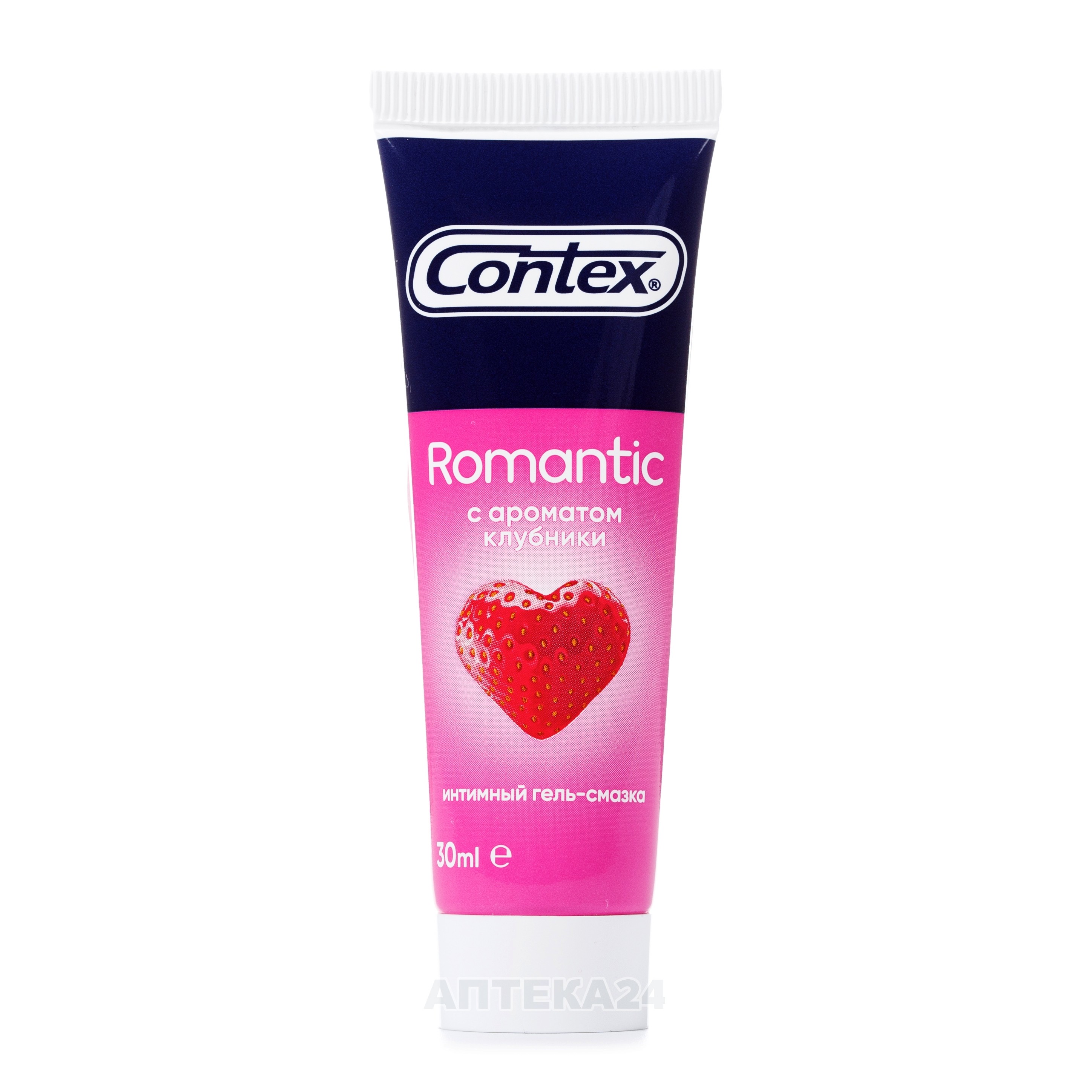 Інтимний гель-мастило CONTEX (Контекс) Romantic з ароматом полуниці 30 ...
