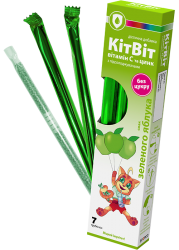 КитВит ВитаминС Цинк с подсласт.вкус зелен.яблока 7 труб.диет.добав.