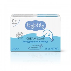 Bebble детское крем-мыло с оливковым маслом, 75 г