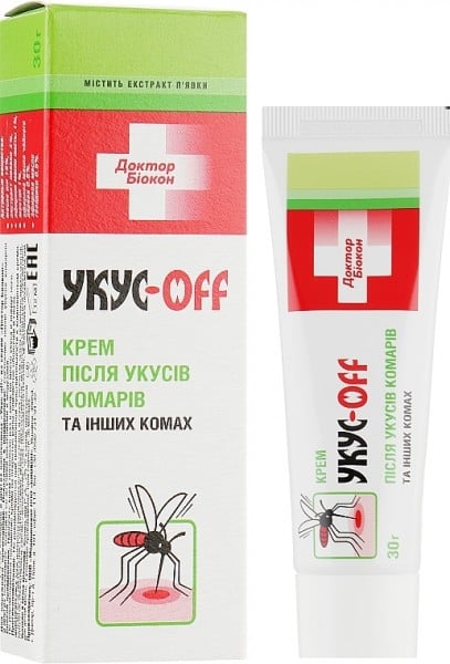 Крем после укусов комаров и других насекомых "Укус-off", 30 г