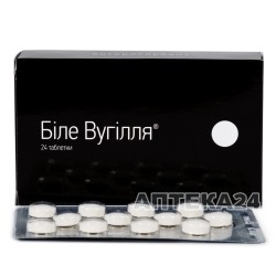 Уголь белый таблетки, 24 шт. - Фармекс Груп