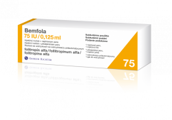 Бемфола раствор для инъекций 75 МО (5.5 мкг), 0,125 мл.