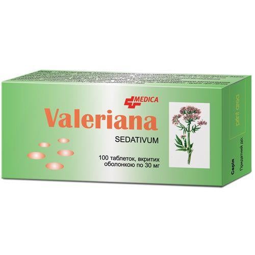 Валерианы экстракт 30 мг №100 таблетки