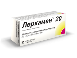 Леркамен 20 мг N60 таблетки