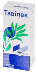 Тавипек капсулы от кашля и боли в горле 0.15 г №30 