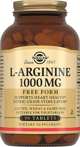 L-Аргинин таблетки по 1000 мг, 90 шт.