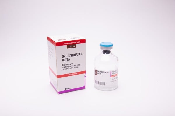 Оксалиплатин-Виста порошок для приготовления раствора по 5 мг/мл, 100 мг, 1 шт.