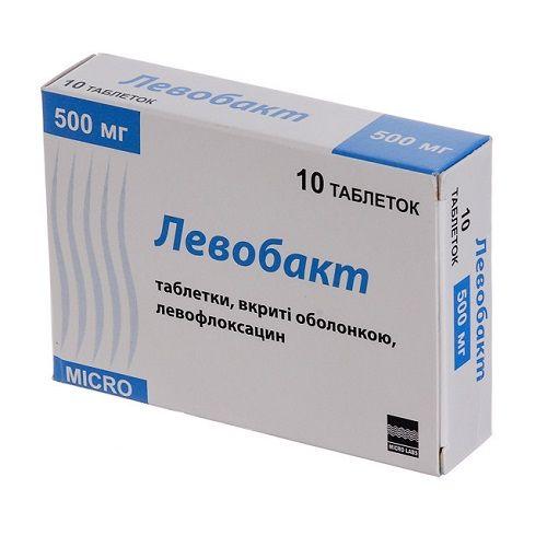 Таблетки Левобакт 500 мг №10