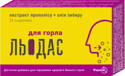 Льодас леденцы для горла N24