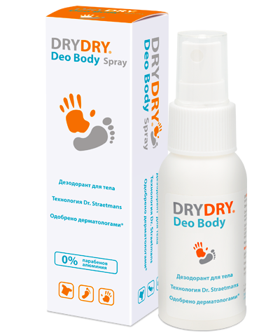 Дезодорант для тела Dry Dry Deo Body Spray, 50 мл