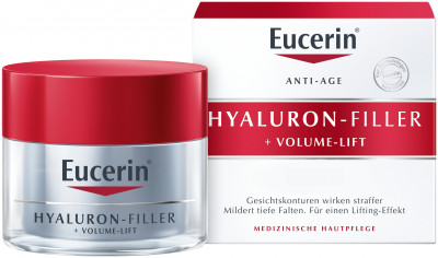 Eucerin Hyaluron-Filler+Volume-Filler день/ночь крем для восстановления контура для нормальной и комбинированной кожи лица SPF15, 50 мл