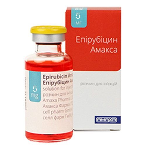 Эпирубицин Амакса 2 мг/мл 5 мл раствор