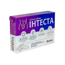 Интеста таблетки для восстановления работы кишечника и кишечной флоры, 30 шт.