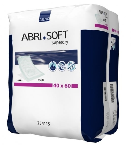Abena ABRI-SOFT Superdry пеленки впитывающие, 40х60, 60 шт.