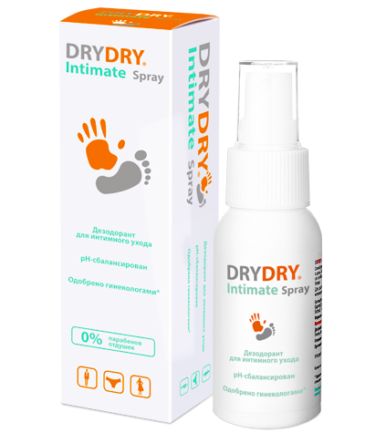 Дезодорант Dry Dry Intimate Spray, 50 мл