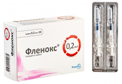 Фленокс раствор для инъекций, 2000 МЕ/0,2 мл Анти-Ха в шприцах, 10 шт.
