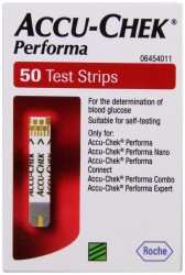 Тест-полоски Акку-Чек Перформа (Accu-Chek Performa), 50 шт.