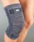 Бандаж на коліно еластичний, силіконове кільце, шарніри, додаткова фіксація розмір M 116 АУРАФІКС