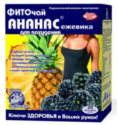 Фиточай "Ключи Здоровья" Ананас и ежевика в фильтр-пакетах по 1,5 г, 20 шт.